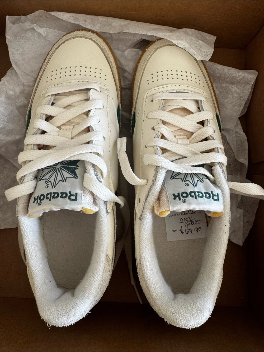 Madewell x Reebok Unisex Club C Revenge Sneakers